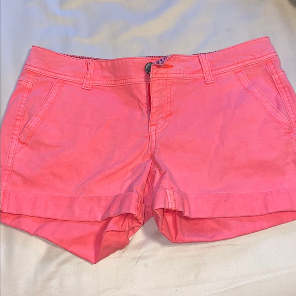 Aeropostale Neon Coral Shorts